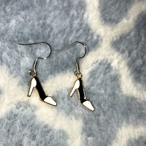 High heel earrings